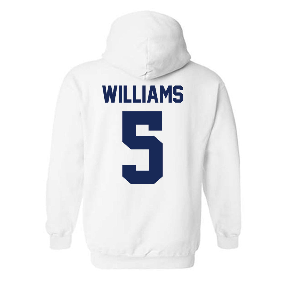 Rice - NCAA Men's Basketball : Jordan Williams - Classic Shersey Hooded Sweatshirt-1