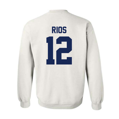 Rice - NCAA Baseball : Lorenzo Rios - Classic Shersey Crewneck Sweatshirt-1