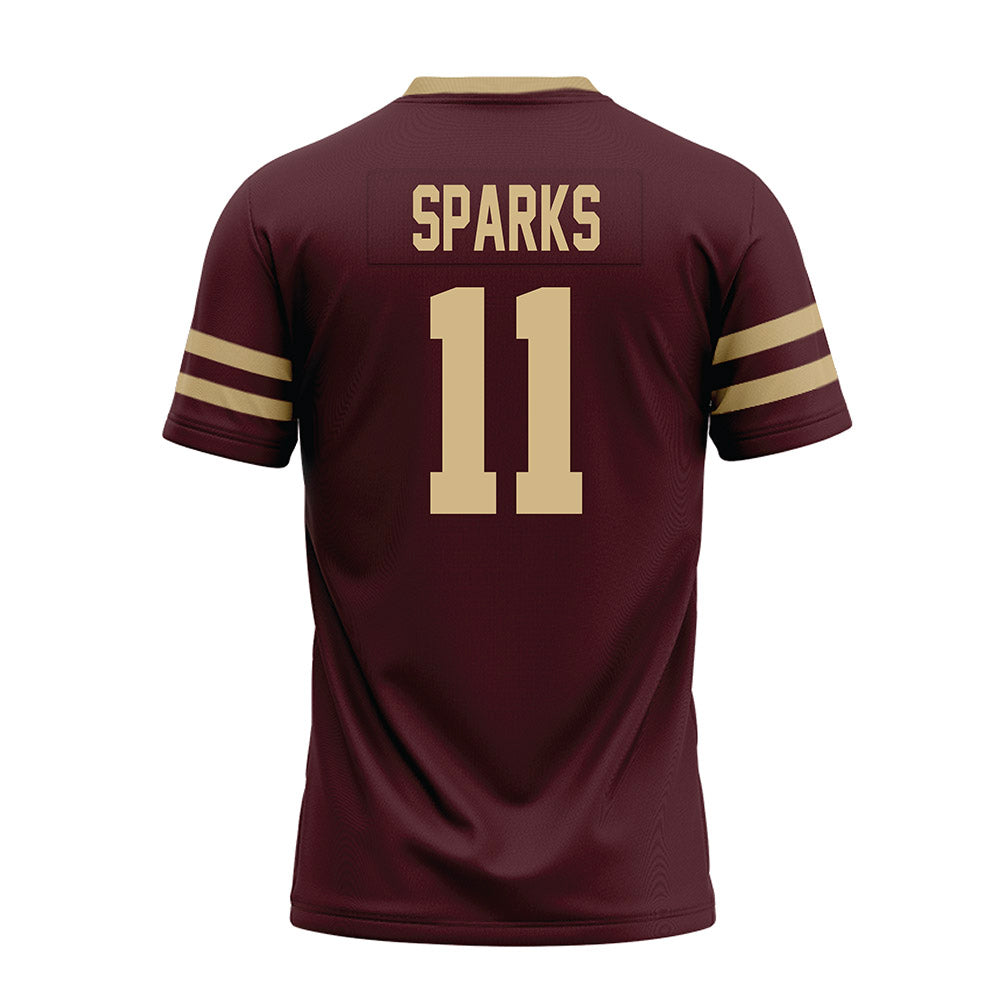 Texas State - NCAA Football : Beau Sparks - Premium Football Jersey-1