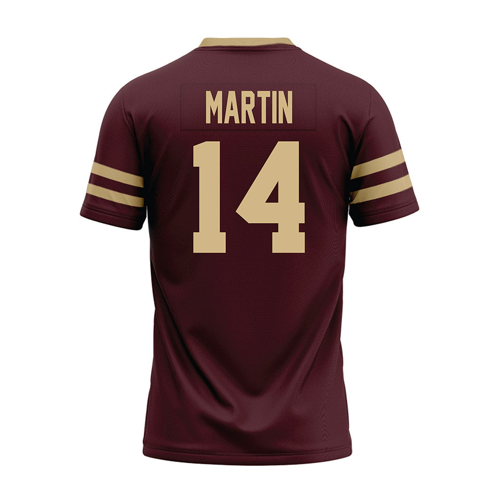 Texas State - NCAA Football : Jordan Martin - Premium Football Jersey-1