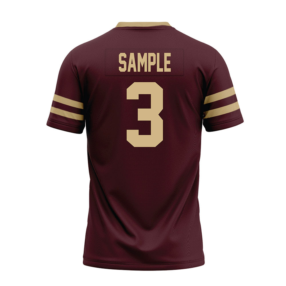 Texas State - NCAA Football : Zechariah Sample - Premium Football Jersey-1