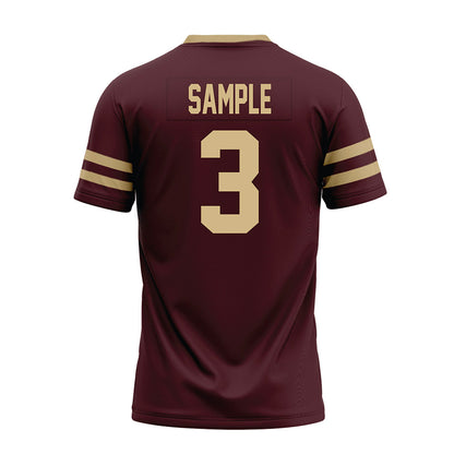 Texas State - NCAA Football : Zechariah Sample - Premium Football Jersey-1