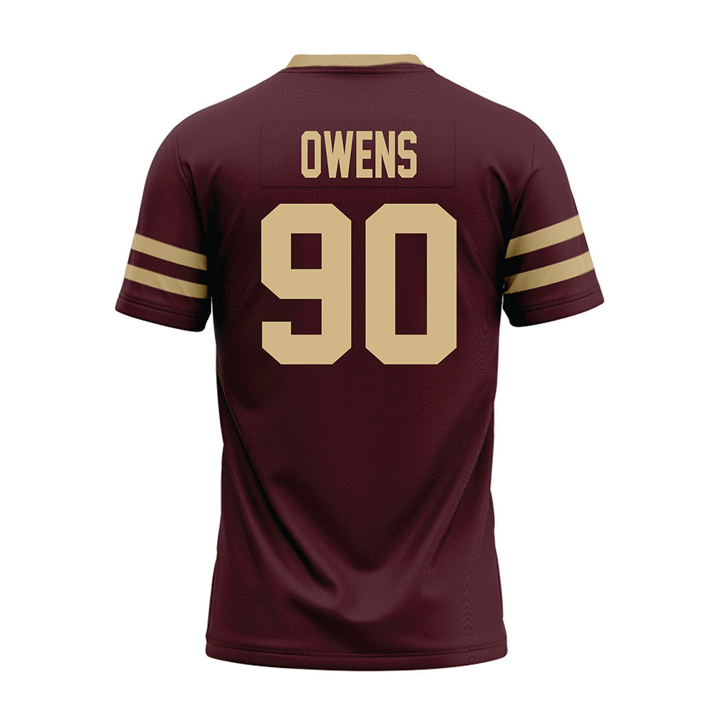 Texas State - NCAA Football : Chancellor Owens - Premium Football Jersey-1