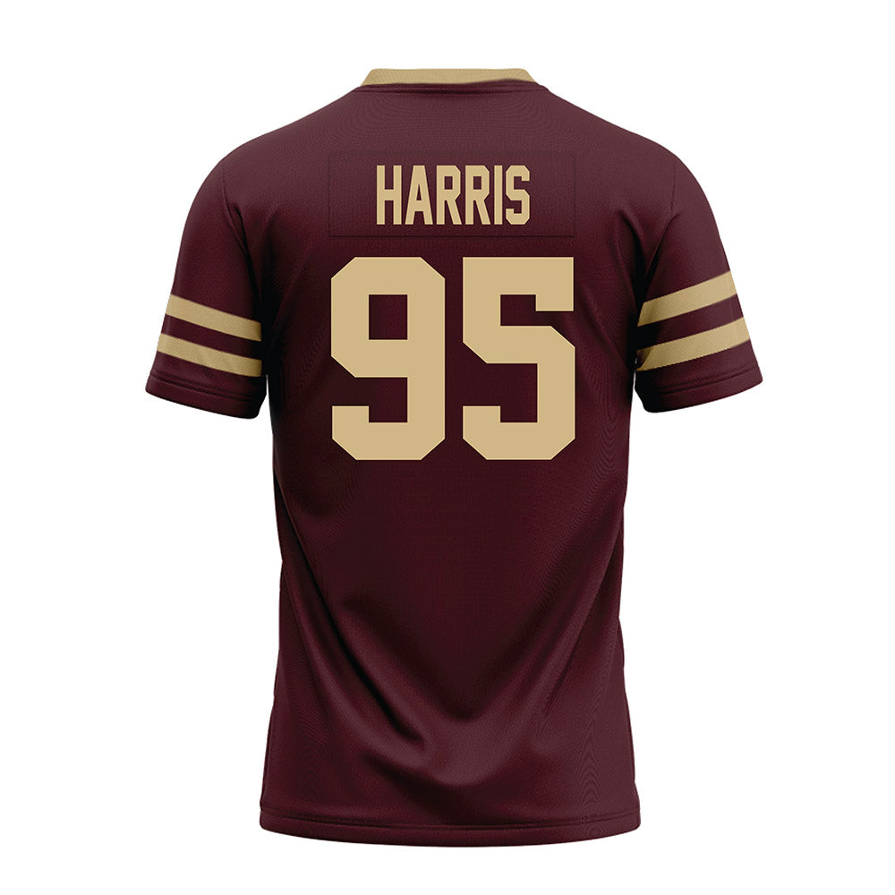 Texas State - NCAA Football : Jaylen Harris - Premium Football Jersey-1