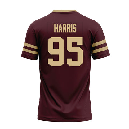 Texas State - NCAA Football : Jaylen Harris - Premium Football Jersey-1