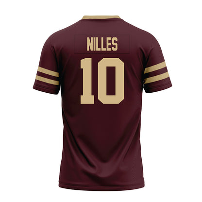 Texas State - NCAA Football : Cole Nilles - Premium Football Jersey-1