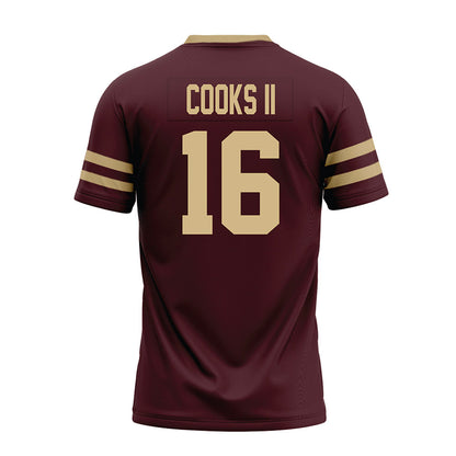 Texas State - NCAA Football : Terrence Cooks II - Premium Football Jersey-1