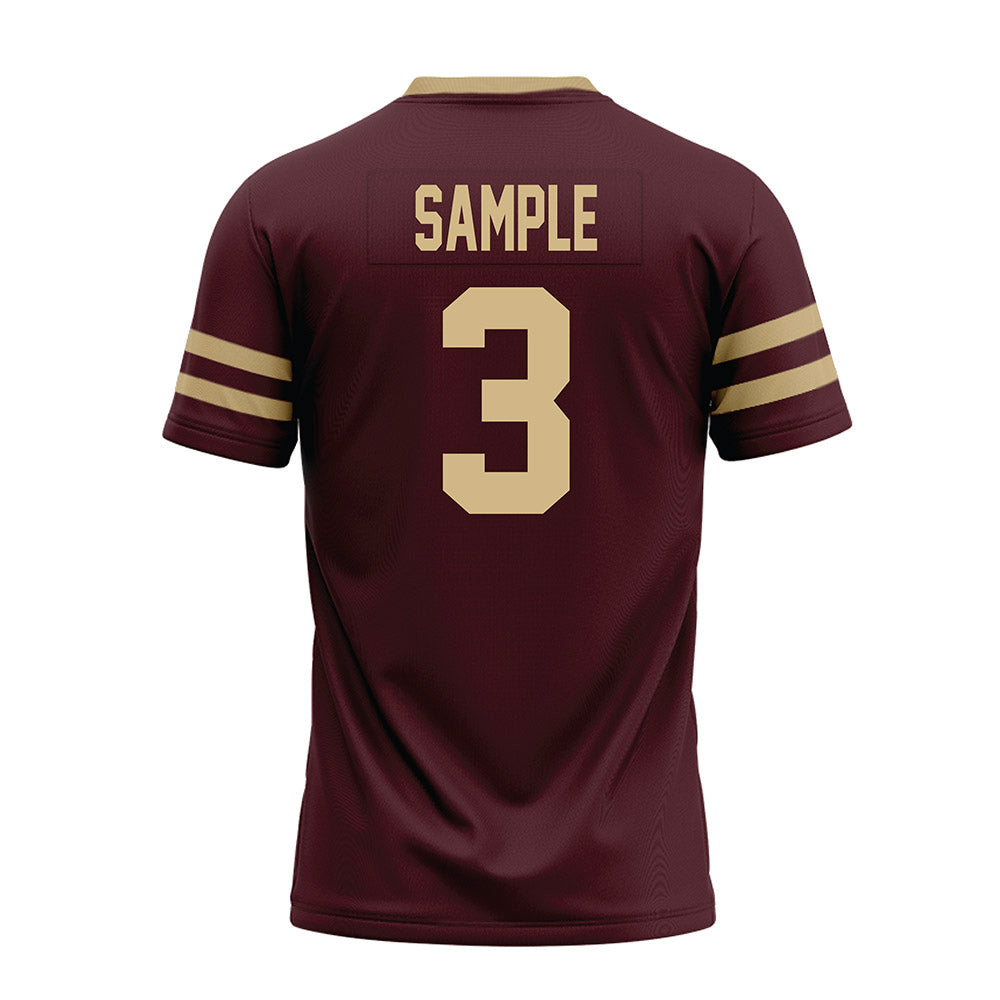 Texas State - NCAA Football : Zech Sample - Premium Football Jersey-1