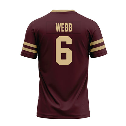 Texas State - NCAA Football : Easton Webb - Premium Football Jersey-1