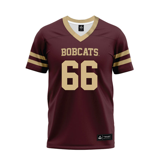 Texas State - NCAA Football : Justin Deleon - Premium Football Jersey-0