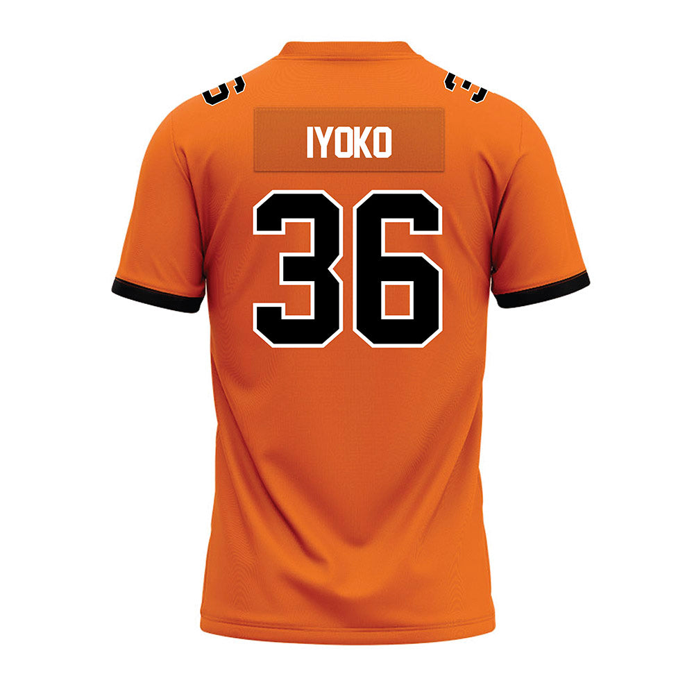Campbell - NCAA Football : Daniel Iyoko - Premium Football Jersey-1