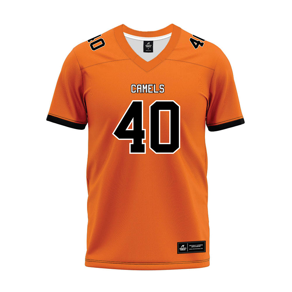 Campbell - NCAA Football : Justin Garza - Premium Football Jersey-0