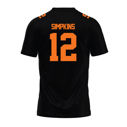 Campbell - NCAA Football : Kaleb Simpkins - Premium Football Jersey-1