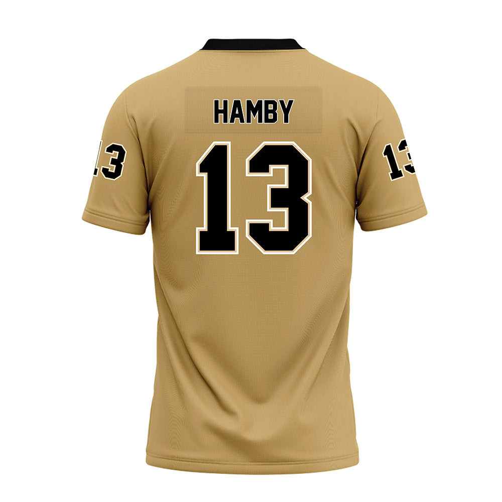 Vanderbilt - NCAA Football : Tate Hamby - Premium Football Jersey-1