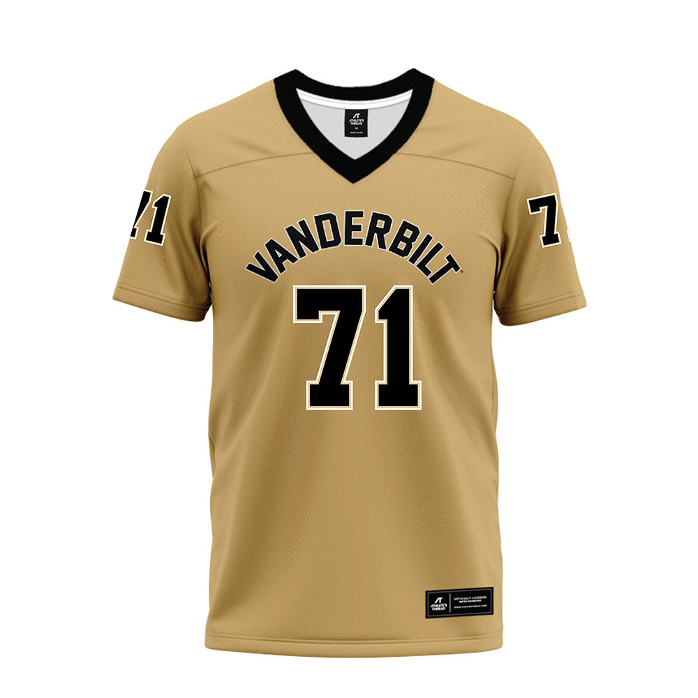 Vanderbilt - NCAA Football : Ted Gregoire - Premium Football Jersey-0