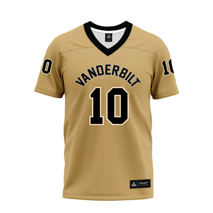 Vanderbilt - NCAA Football : Whit Muschamp - Premium Football Jersey-0