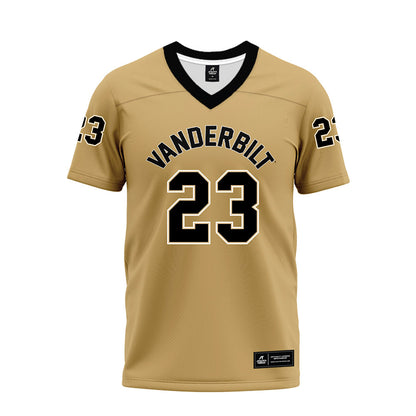 Vanderbilt - NCAA Football : Evan Hampton - Premium Football Jersey-0