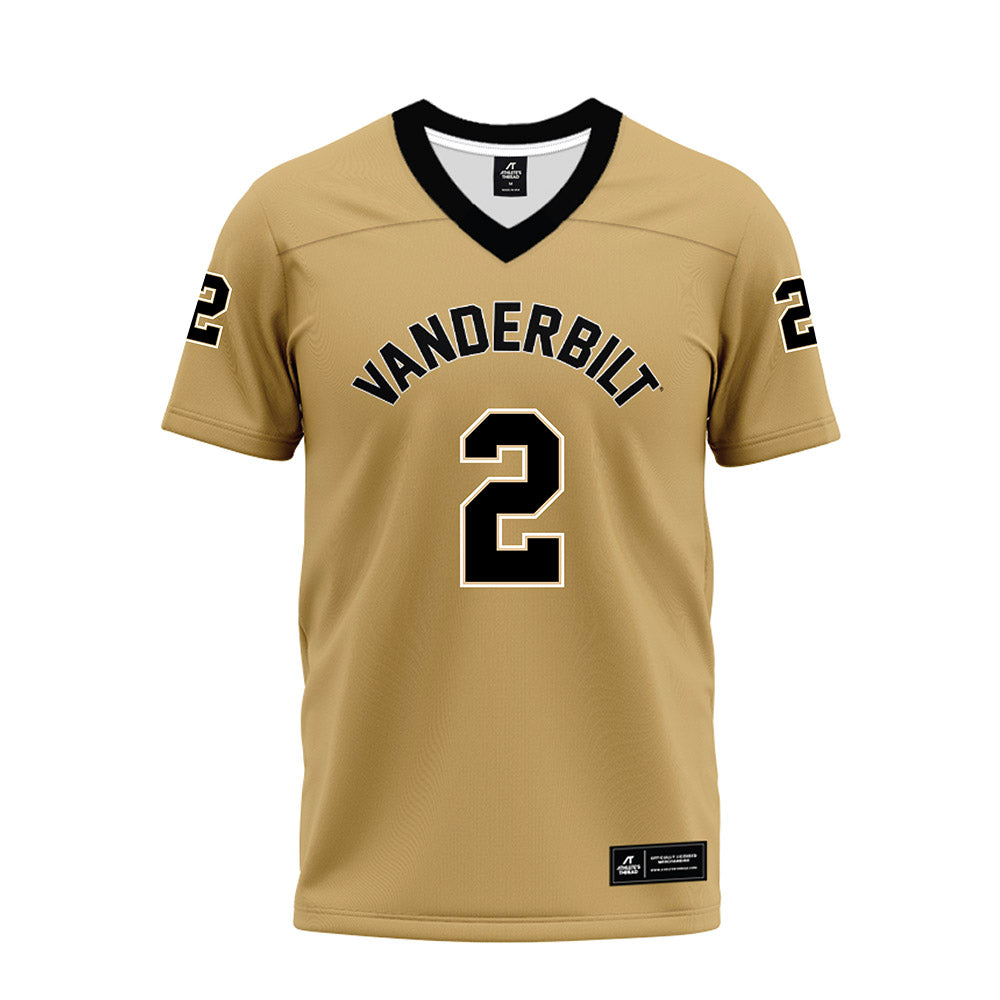 Vanderbilt - NCAA Football : Jared Curtis - Premium Football Jersey-0