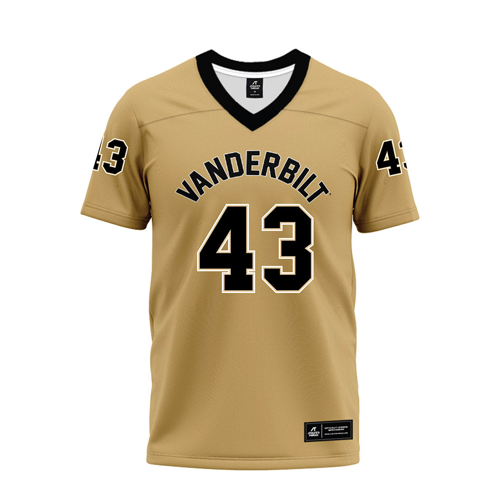 Vanderbilt - NCAA Football : Luke Dalise - Premium Football Jersey-0