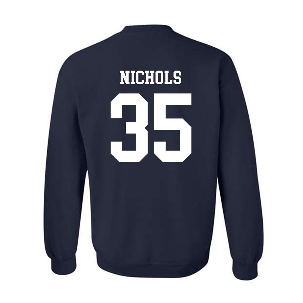 Oral Roberts - NCAA Baseball : Nate Nichols - Classic Shersey Crewneck Sweatshirt-1