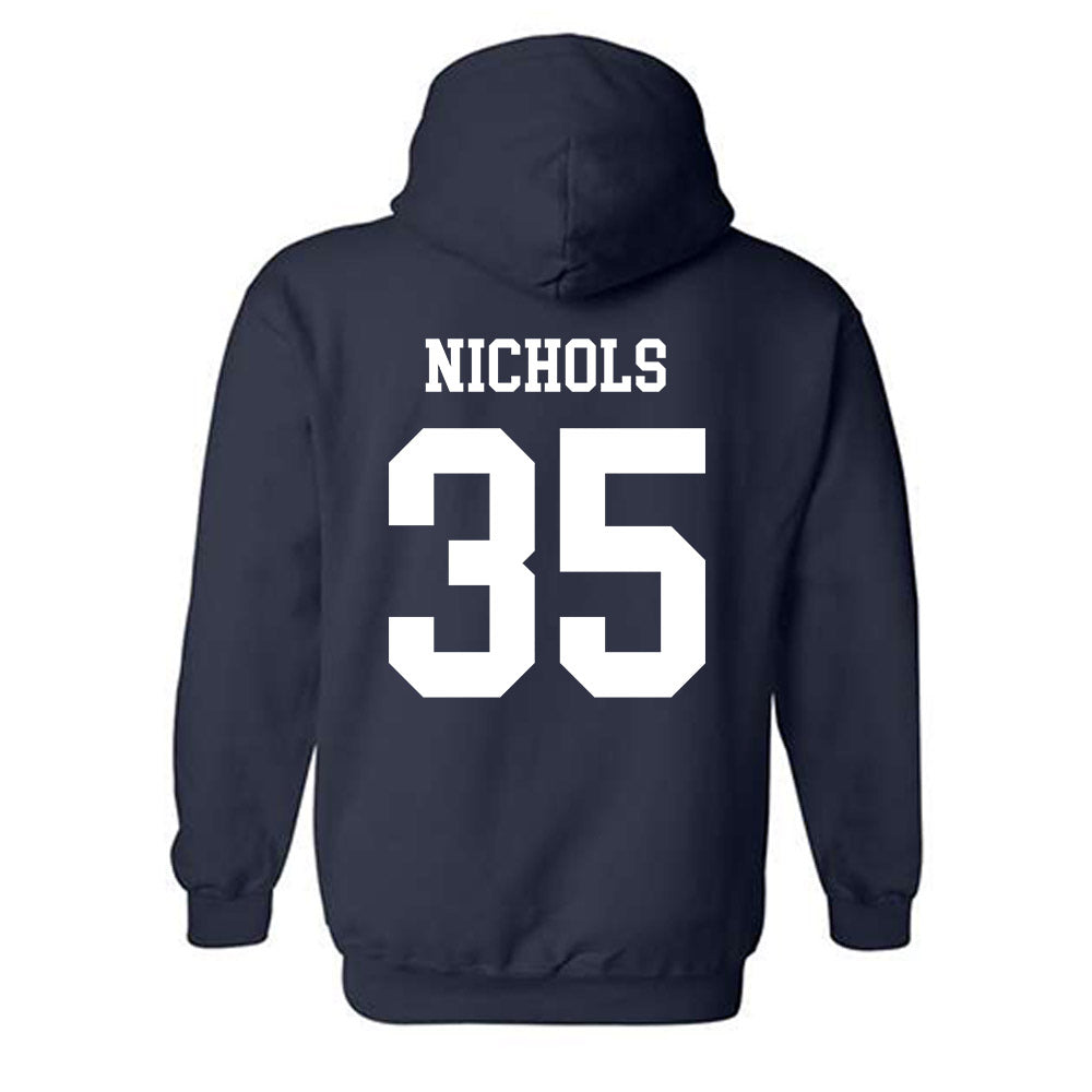 Oral Roberts - NCAA Baseball : Nate Nichols - Classic Shersey Hooded Sweatshirt-1