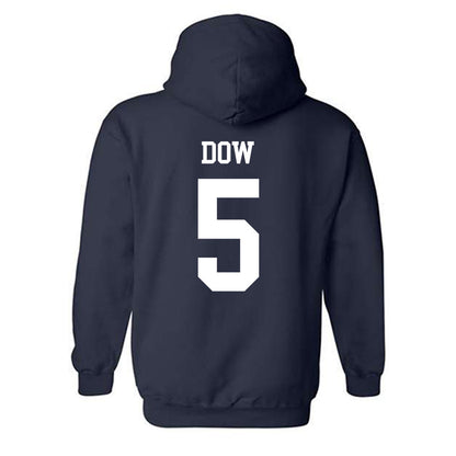 Oral Roberts - NCAA Men's Basketball : Connor Dow - Classic Shersey Hooded Sweatshirt-1