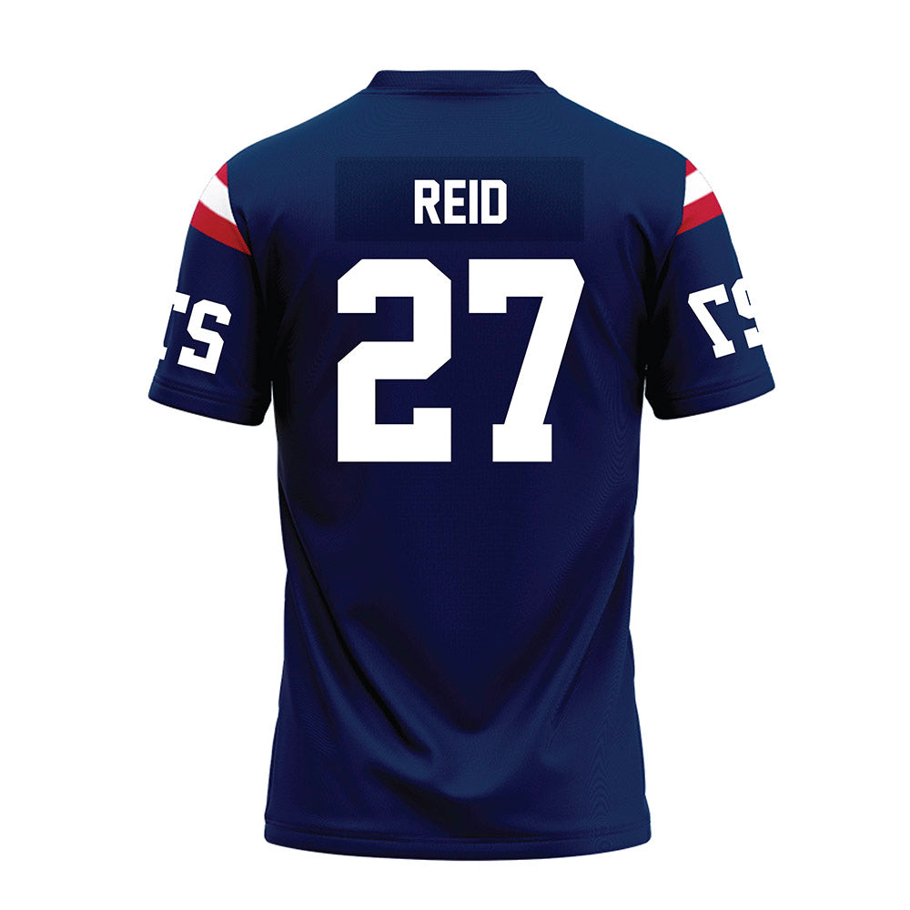 FAU - NCAA Football : Terez Reid - Blue Premium Football Jersey-1