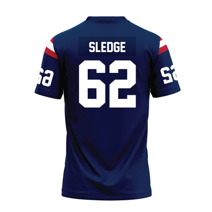 FAU - NCAA Football : Enyce Sledge - Blue Premium Football Jersey-1