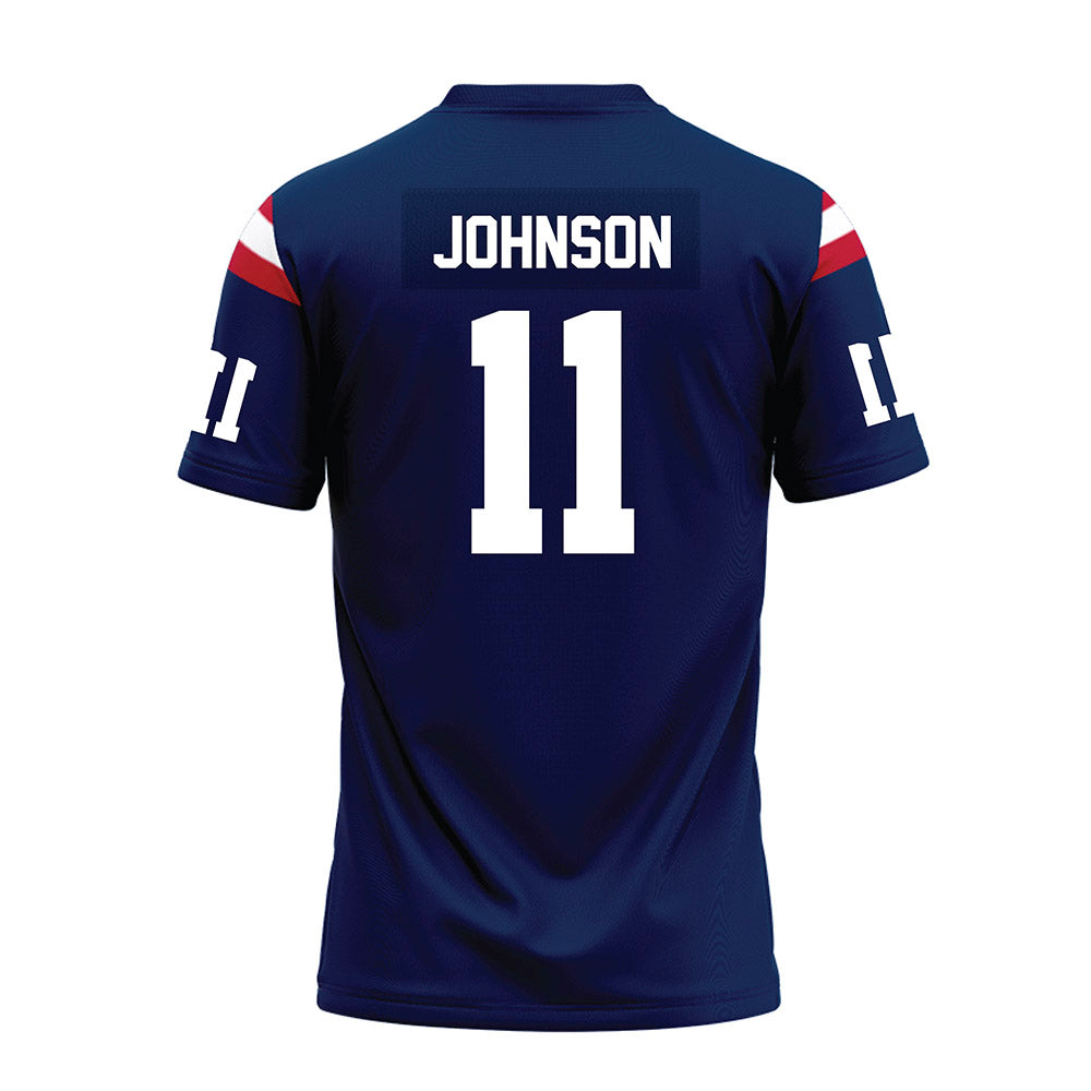 FAU - NCAA Football : Marlyn Johnson - Blue Premium Football Jersey