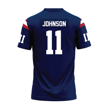FAU - NCAA Football : Marlyn Johnson - Blue Premium Football Jersey