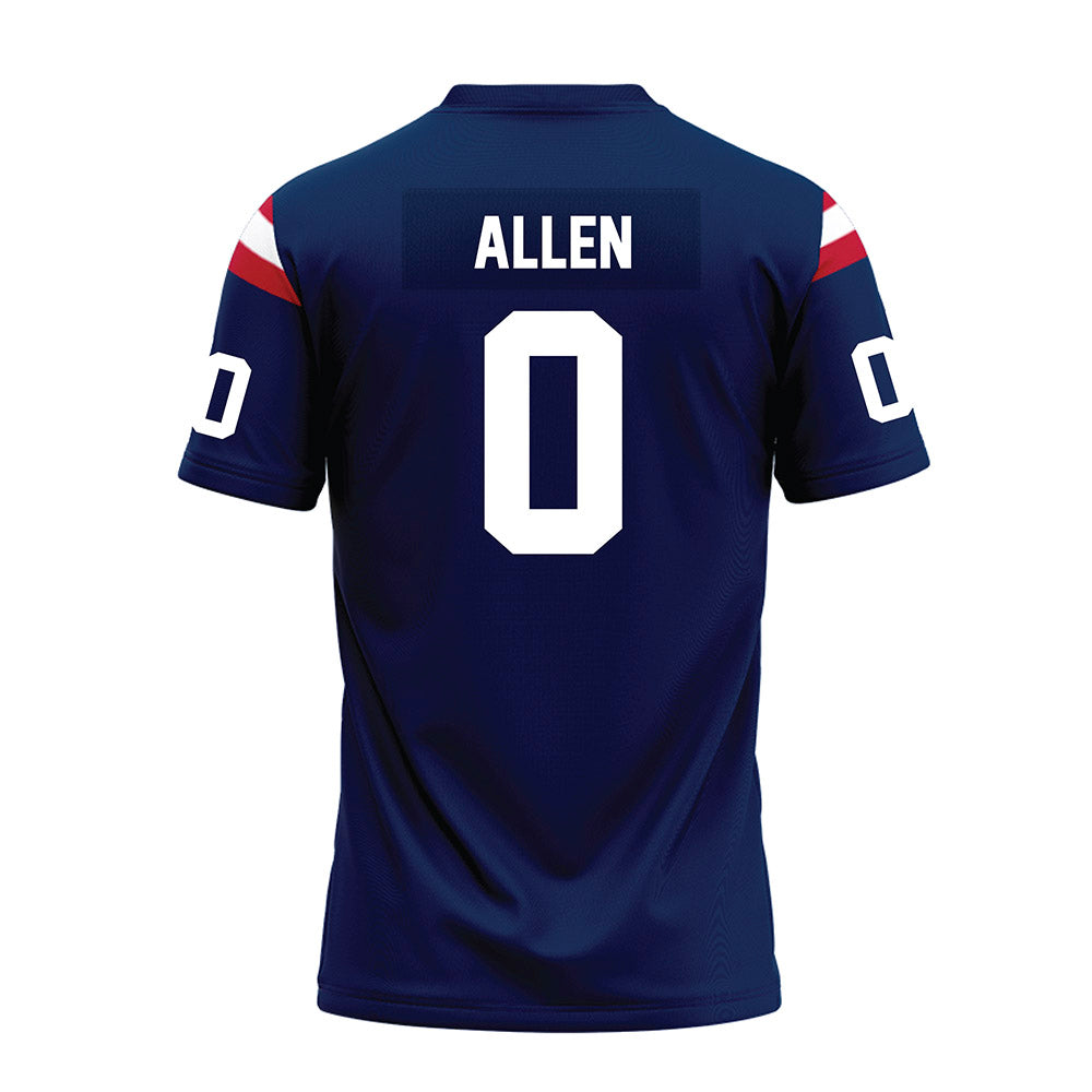 FAU - NCAA Football : Damon Allen - Blue Premium Football Jersey-1