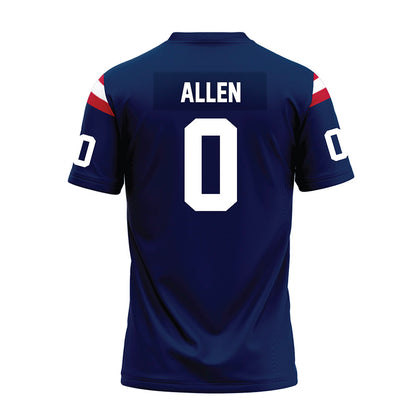 FAU - NCAA Football : Damon Allen - Blue Premium Football Jersey-1