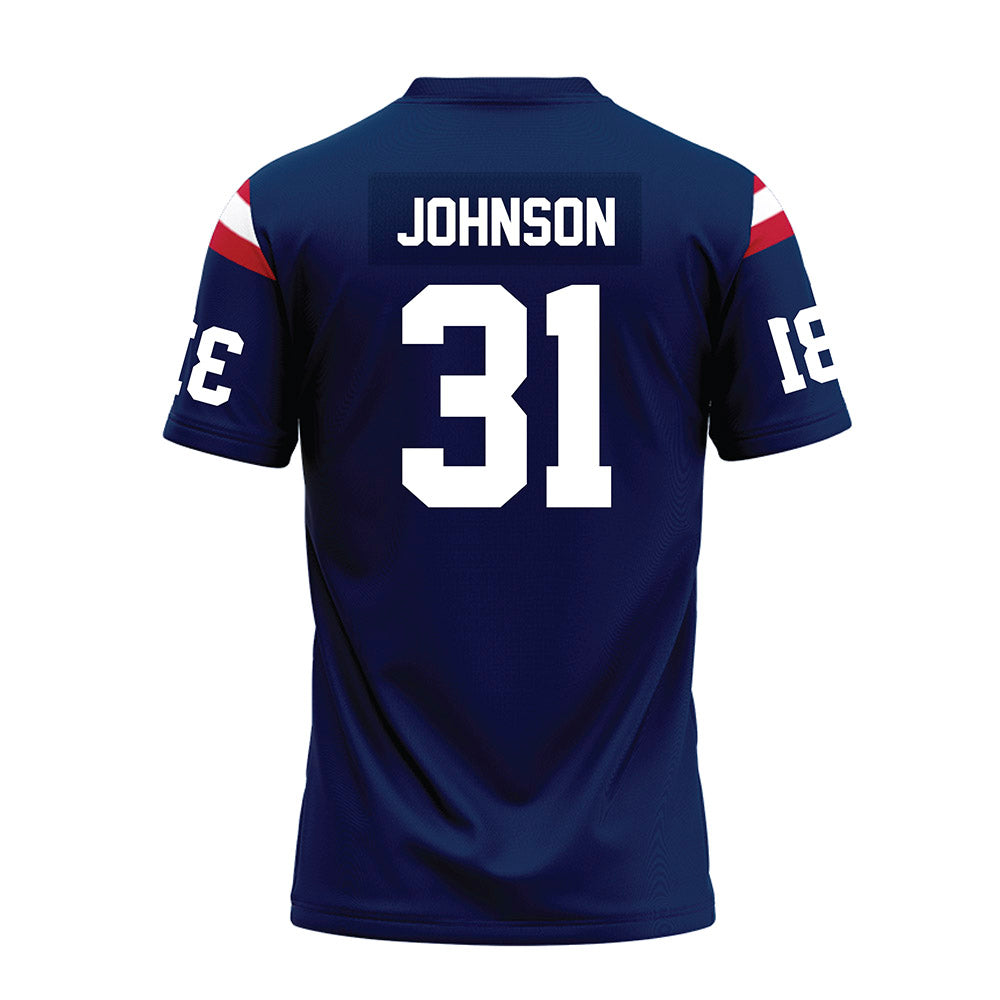 FAU - NCAA Football : Jarvis Johnson - Blue Premium Football Jersey-1