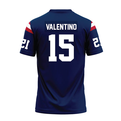 FAU - NCAA Football : Michael Valentino - Blue Premium Football Jersey-1