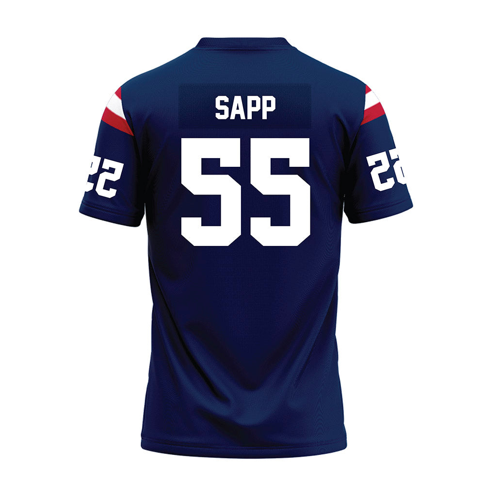 FAU - NCAA Football : QaeShon Sapp - Blue Premium Football Jersey-1