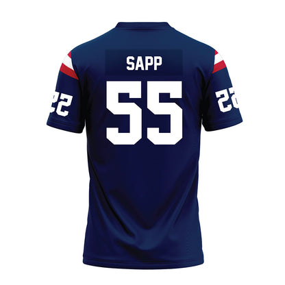 FAU - NCAA Football : QaeShon Sapp - Blue Premium Football Jersey-1