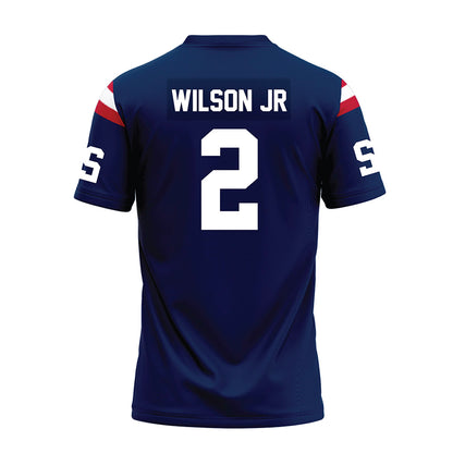 FAU - NCAA Football : Sean Wilson Jr - Blue Premium Football Jersey-1