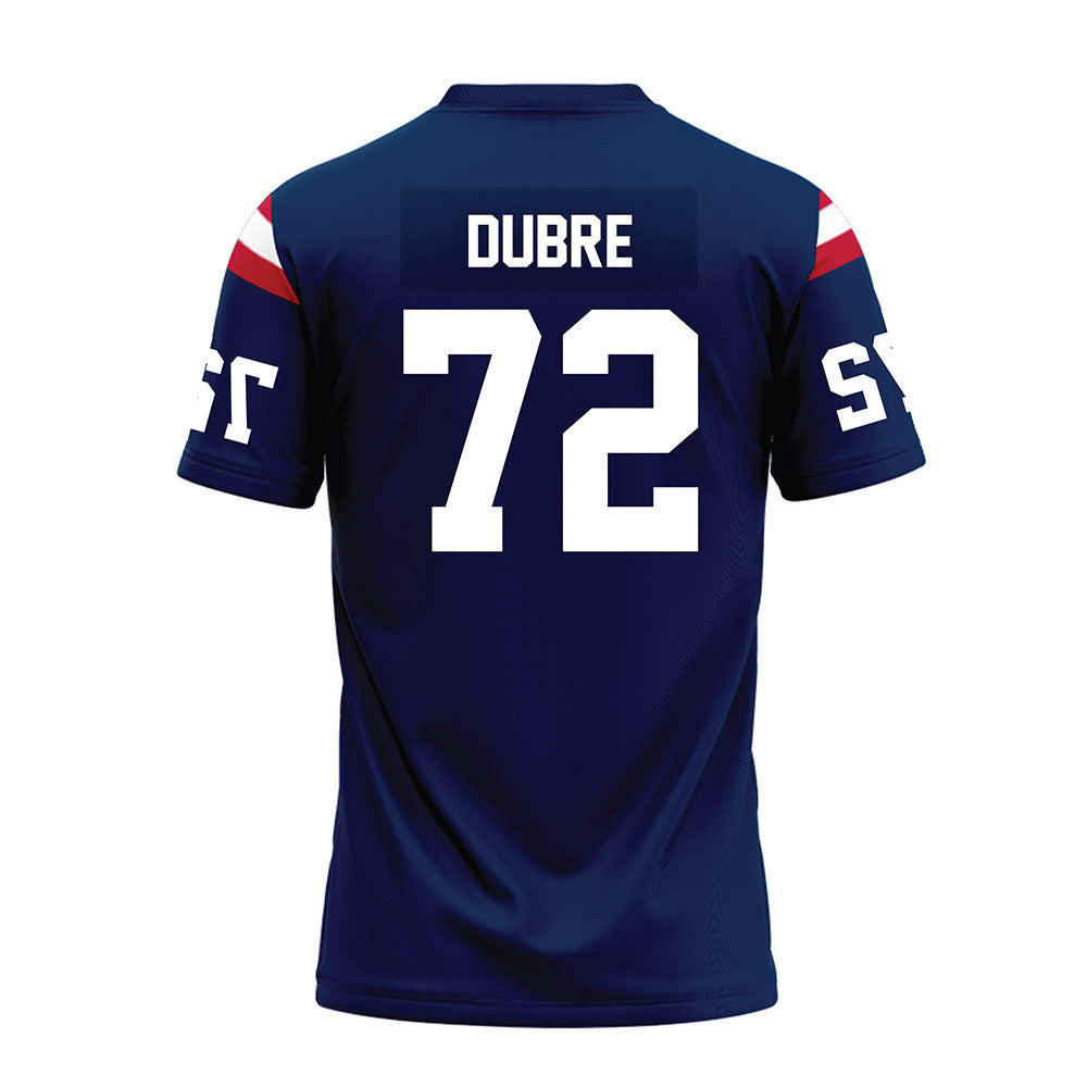 FAU - NCAA Football : Ovie Dubre - Blue Premium Football Jersey-1