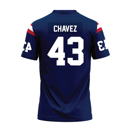 FAU - NCAA Football : Hector Chavez - Blue Premium Football Jersey-1