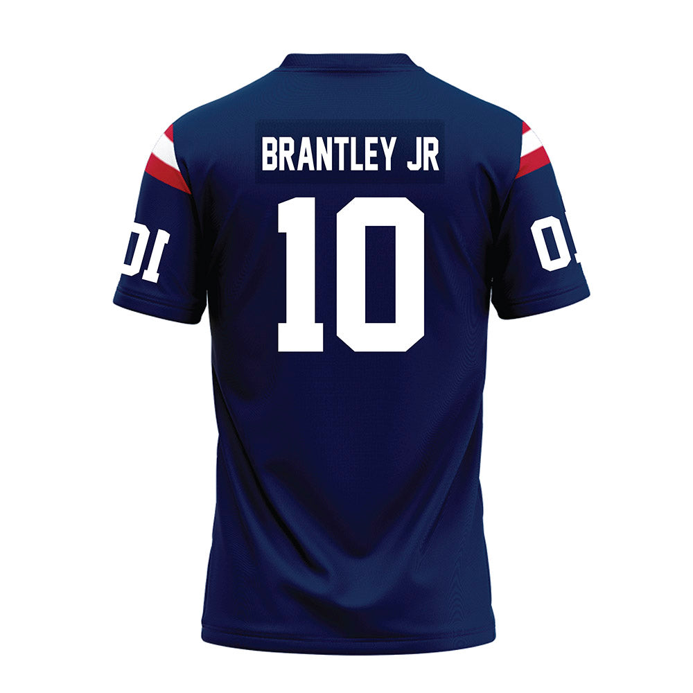FAU - NCAA Football : Eric Brantley Jr - Blue Premium Football Jersey-1