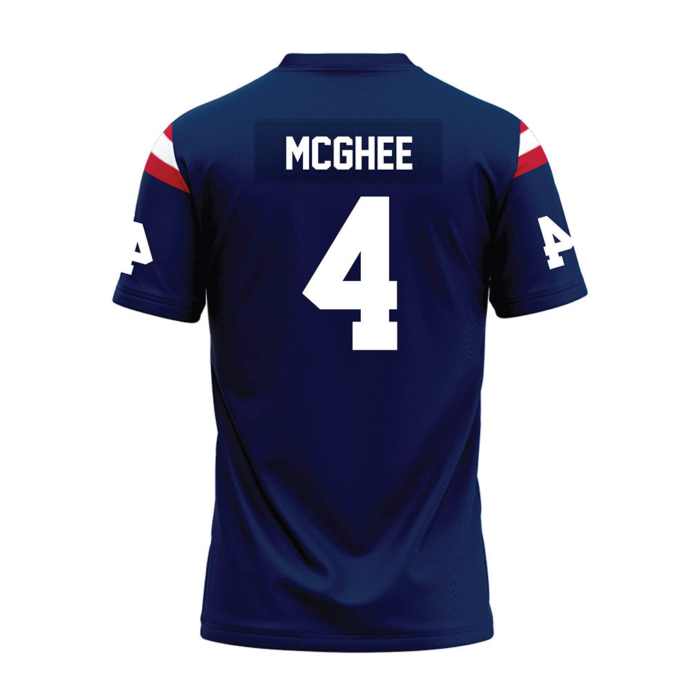 FAU - NCAA Football : Damarius McGhee - Blue Premium Football Jersey-1