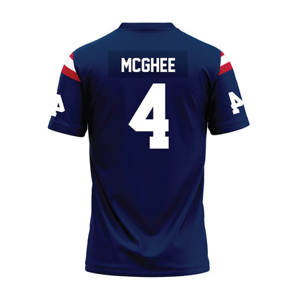 FAU - NCAA Football : Damarius McGhee - Blue Premium Football Jersey-1