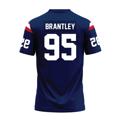 FAU - NCAA Football : Nimari Brantley - Blue Premium Football Jersey-1