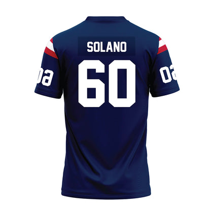FAU - NCAA Football : Antonio Solano - Blue Premium Football Jersey-1