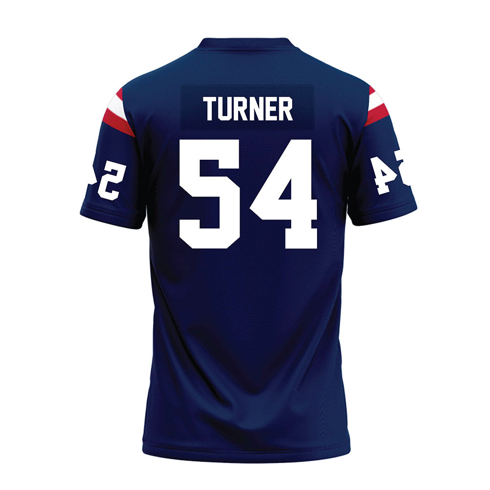 FAU - NCAA Football : Nikolas Turner - Blue Premium Football Jersey-1