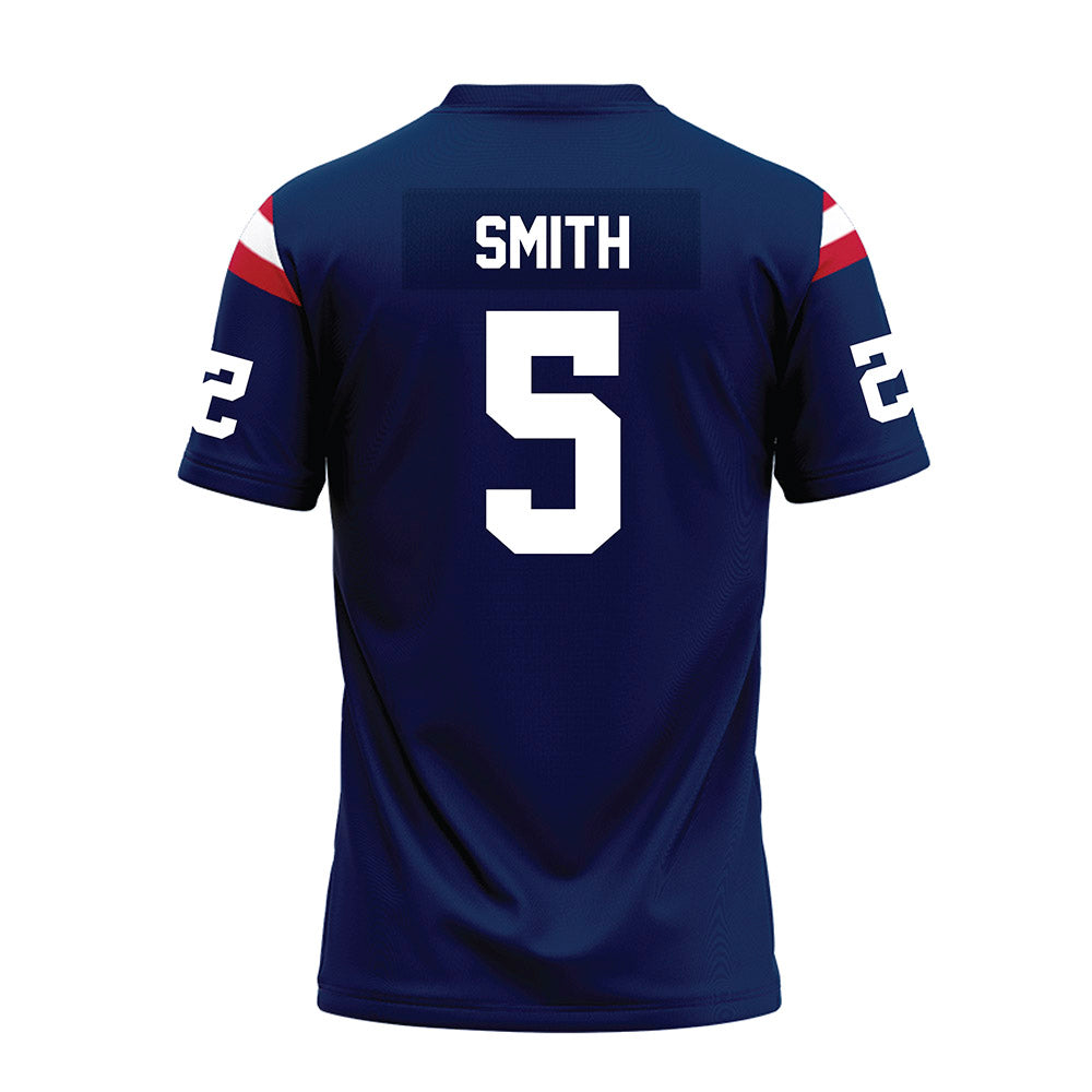 FAU - NCAA Football : Jabari Smith - Blue Premium Football Jersey-1