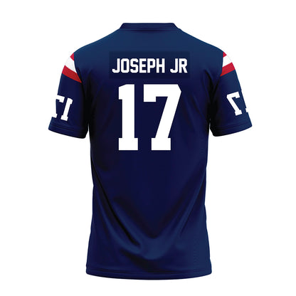 FAU - NCAA Football : Nicsaint Joseph jr - Blue Premium Football Jersey-1