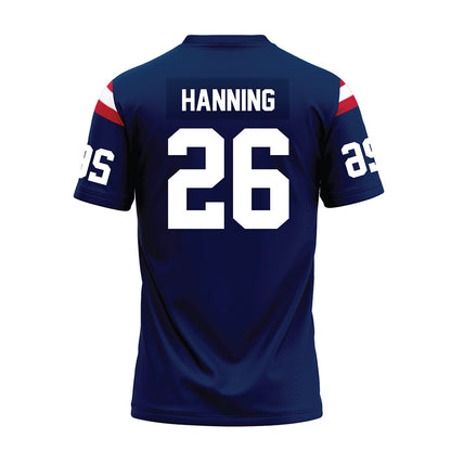 FAU - NCAA Football : Chase Hanning - Blue Premium Football Jersey-1