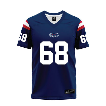FAU - NCAA Football : Manuel Reyes - Blue Premium Football Jersey