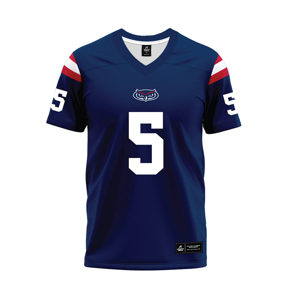 FAU - NCAA Football : Jabari Smith - Blue Premium Football Jersey-0